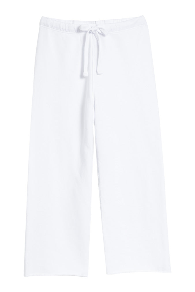 Frank Eileen Catherine Fleece Sweatpants in White