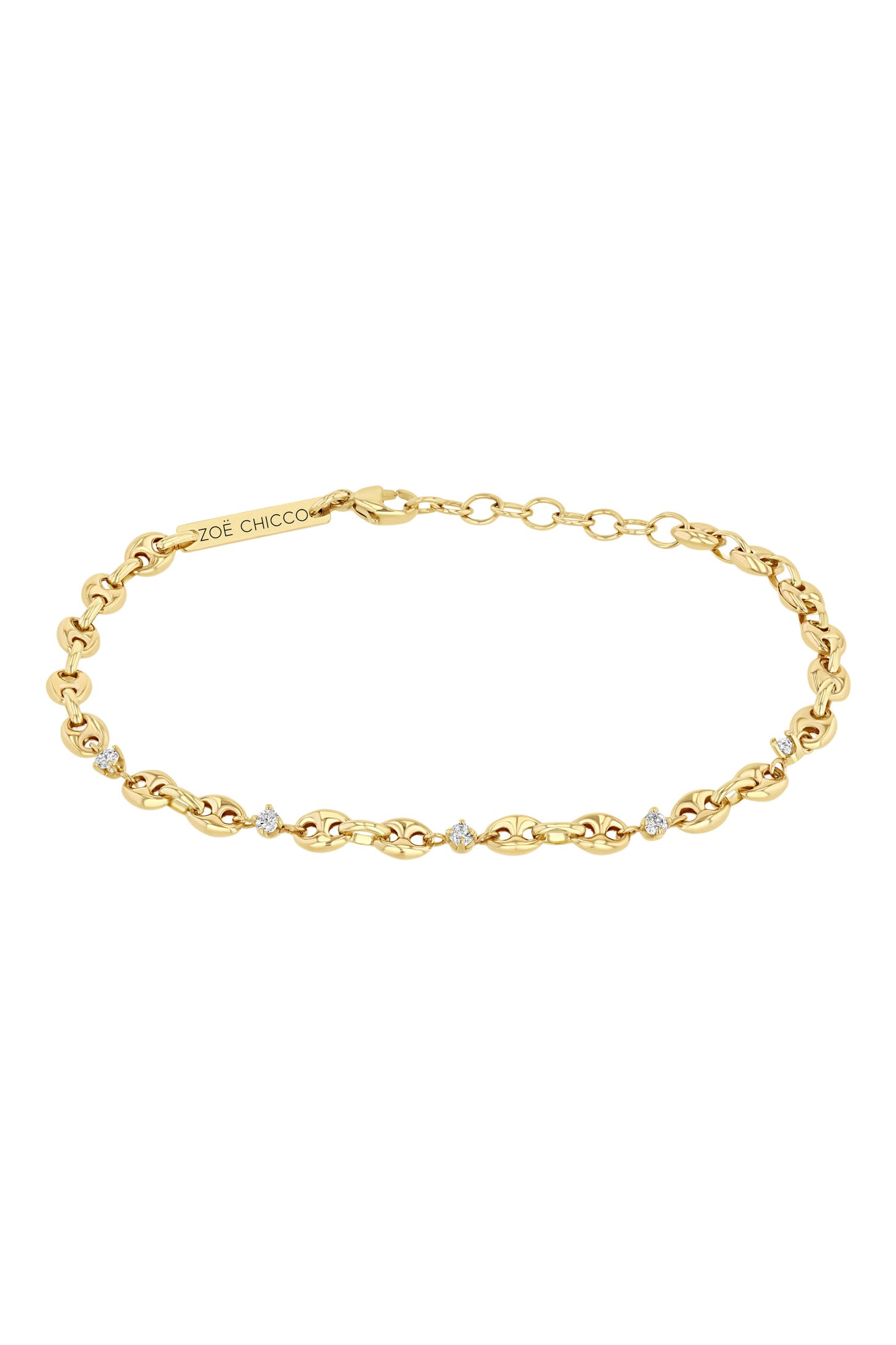 Zoë Chicco 14k Gold Large Curb Chain Bracelet – ZOË CHICCO