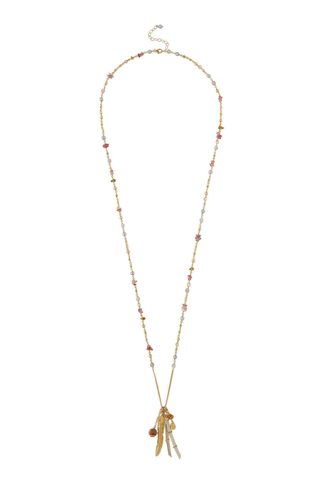 Chan Luu Beaded Necklace w Stones