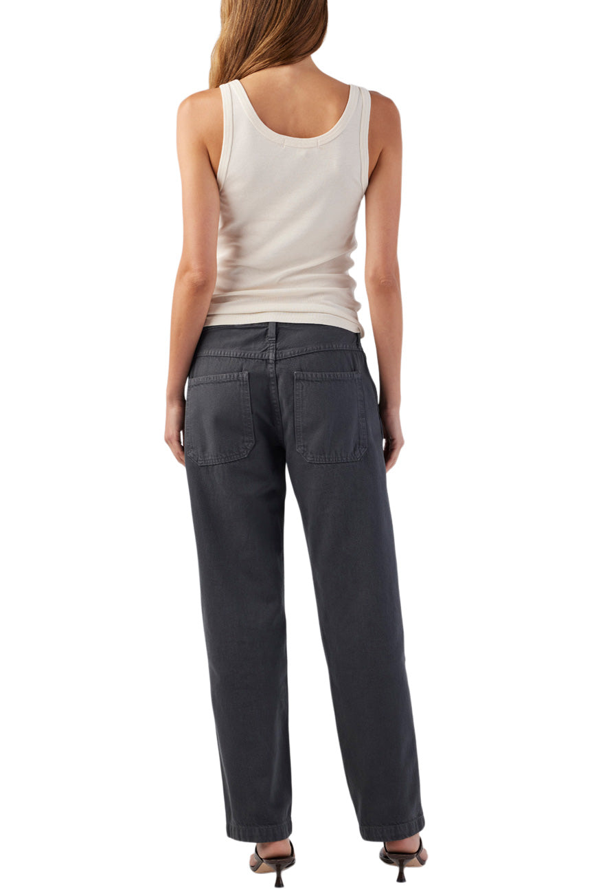 AMO Denim Billie Field Pants in Pewter