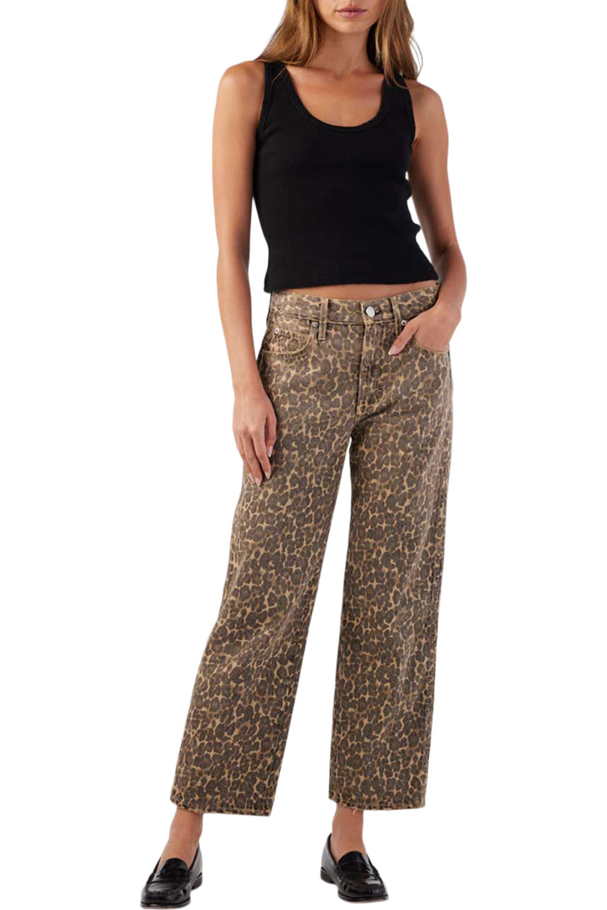 AMO Denim Billie Jeans in Leopard