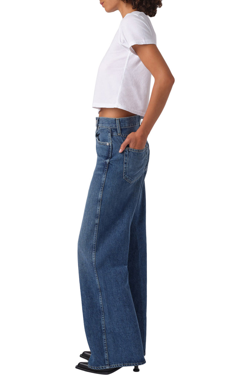 AMO Denim Frida Wide Leg in Admire