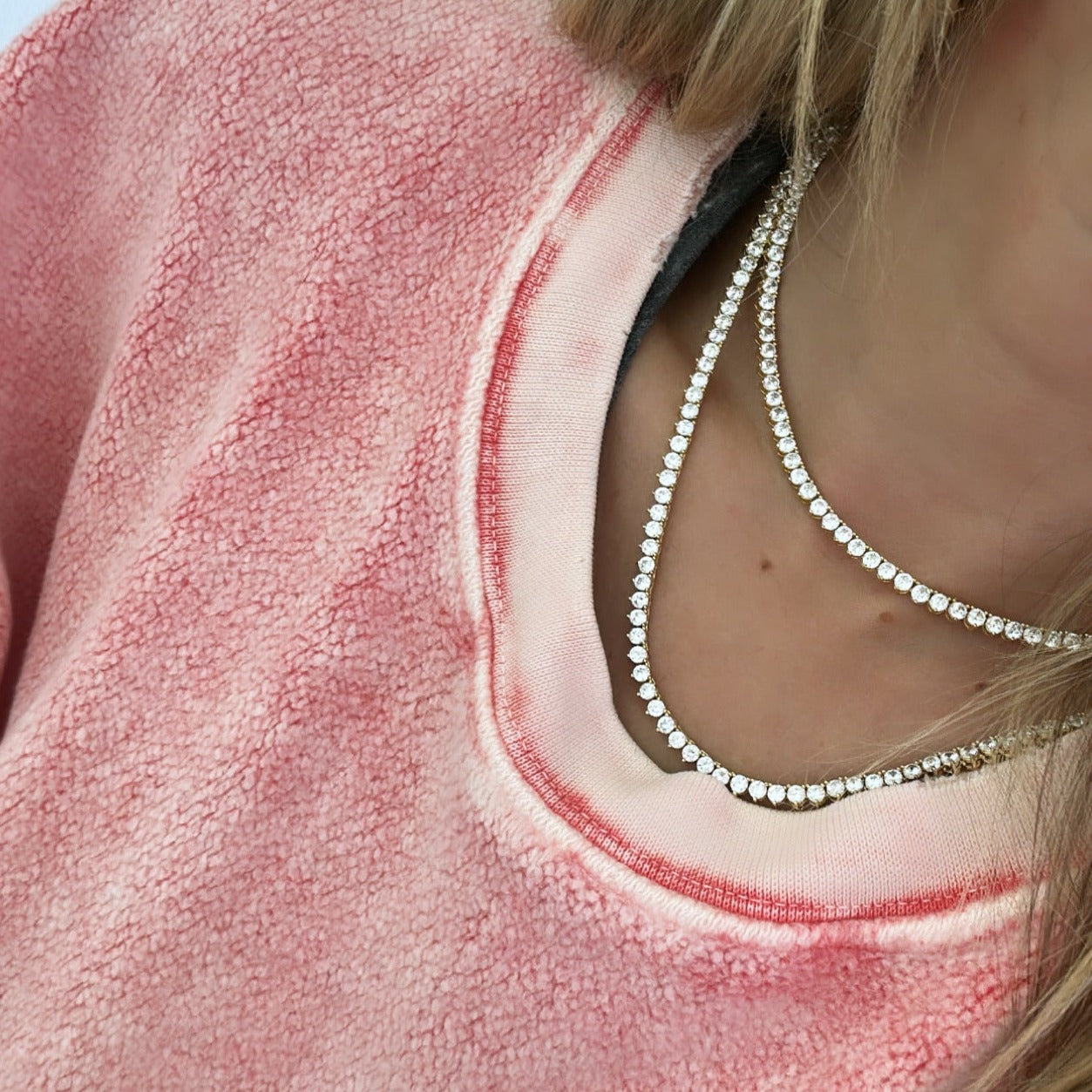 Alexa Leigh Crystal Tennis Necklace