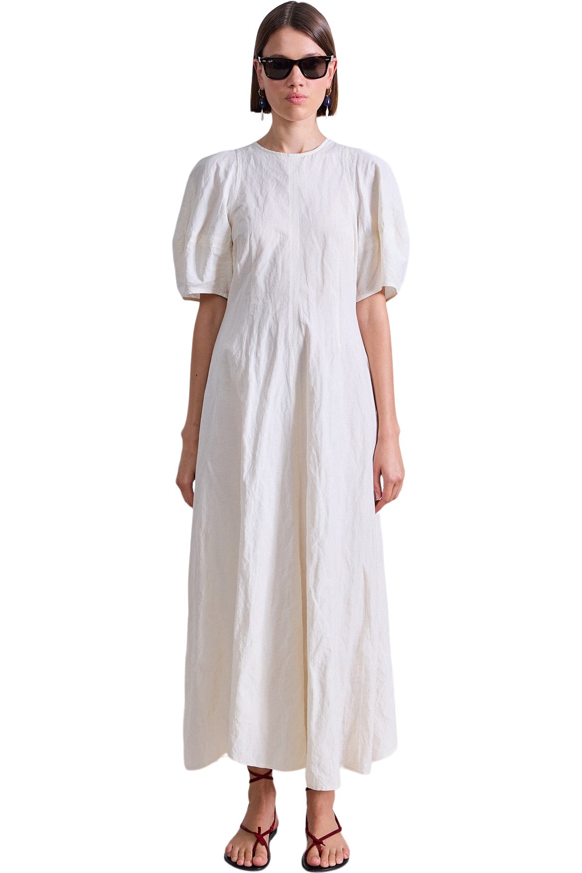 Apiece Apart Bettina Dress in Cream