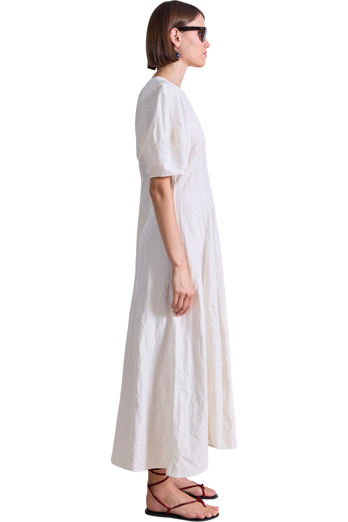 Apiece Apart Bettina Dress in Cream