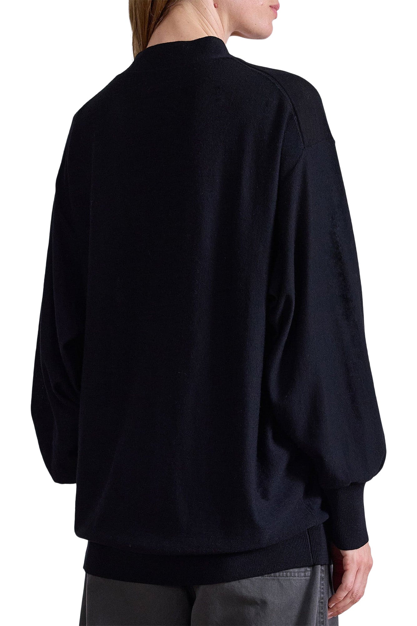 Apiece Apart Drippy Tissue Cardigan in Black