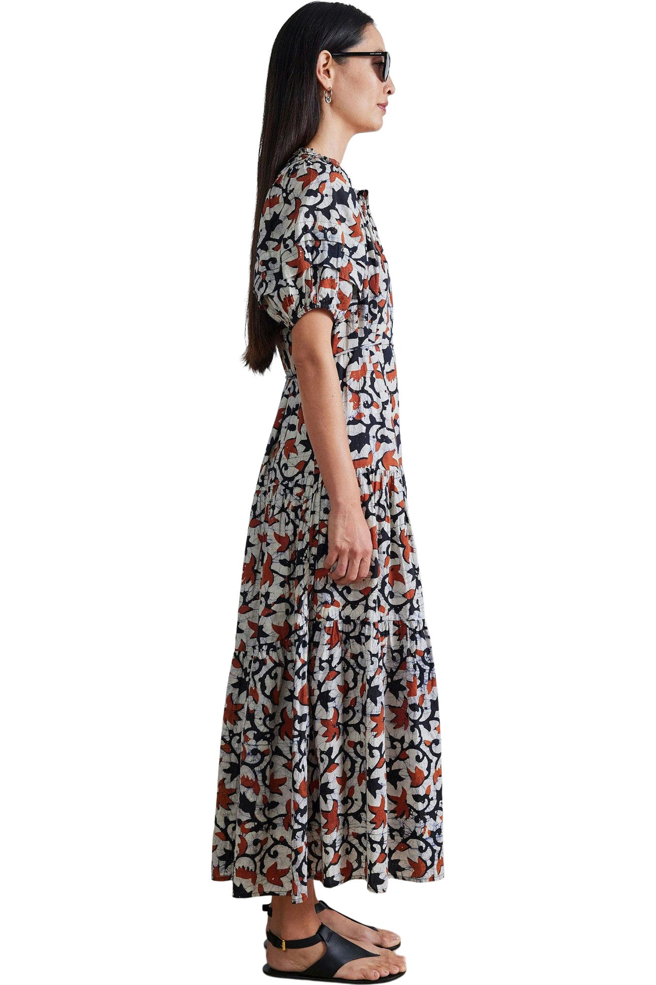 Apiece Apart Uva Maci Dress in La Vid Batik Spice