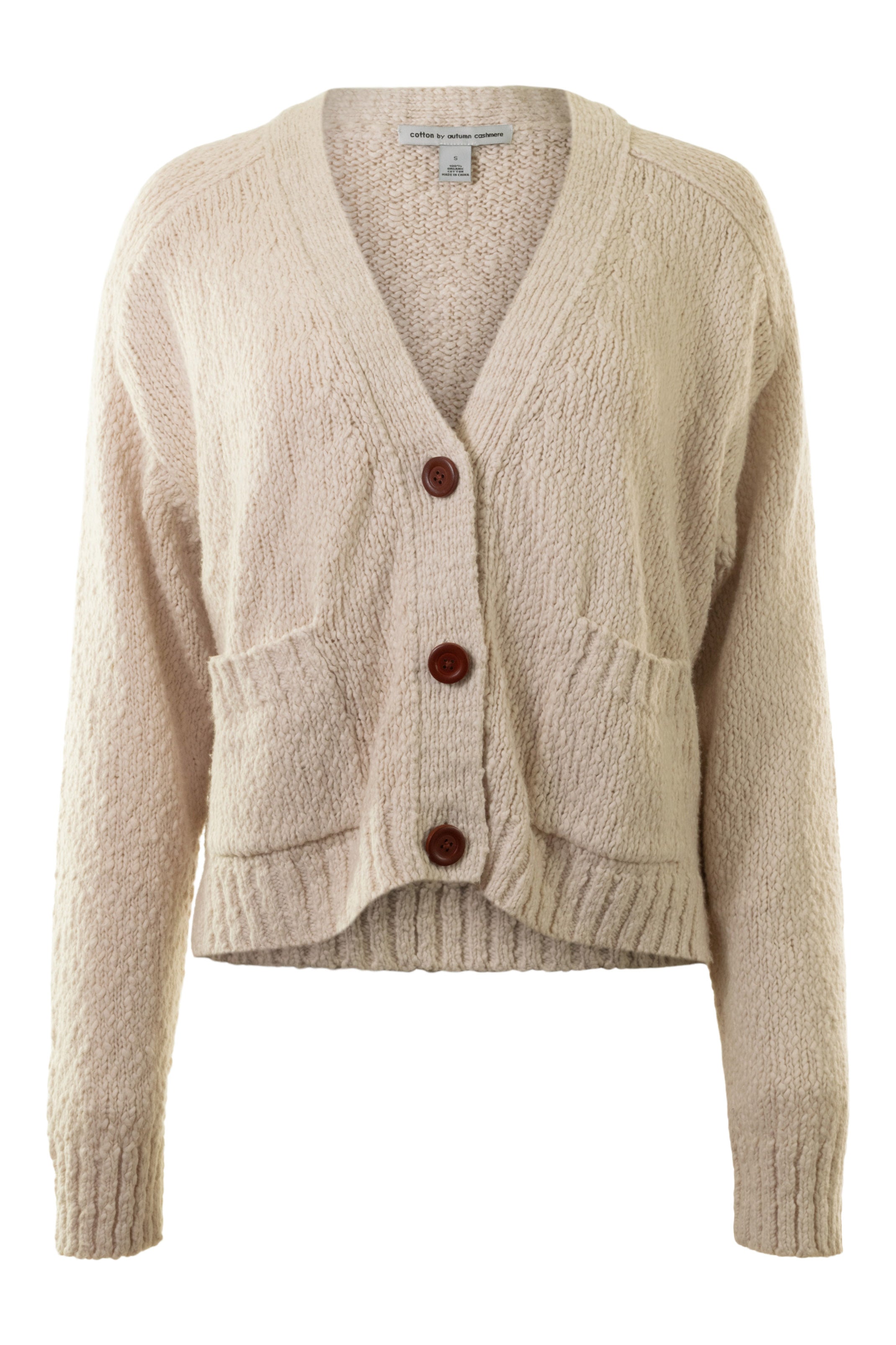 Autumn Cashmere Cropped V neck Cardigan