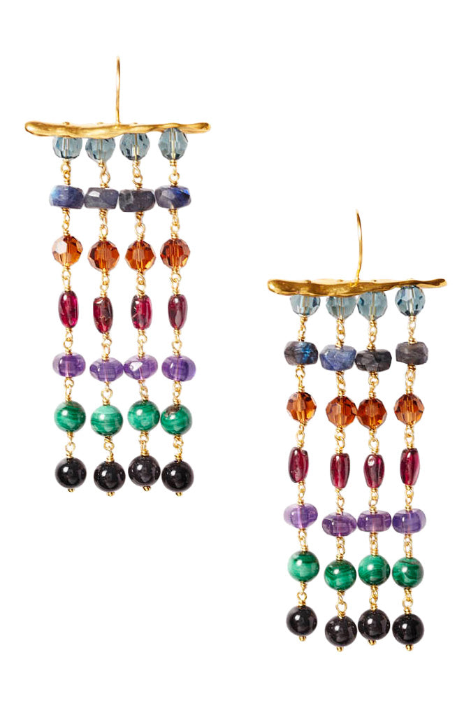 Chan Luu Contessa Waterfall Earrings