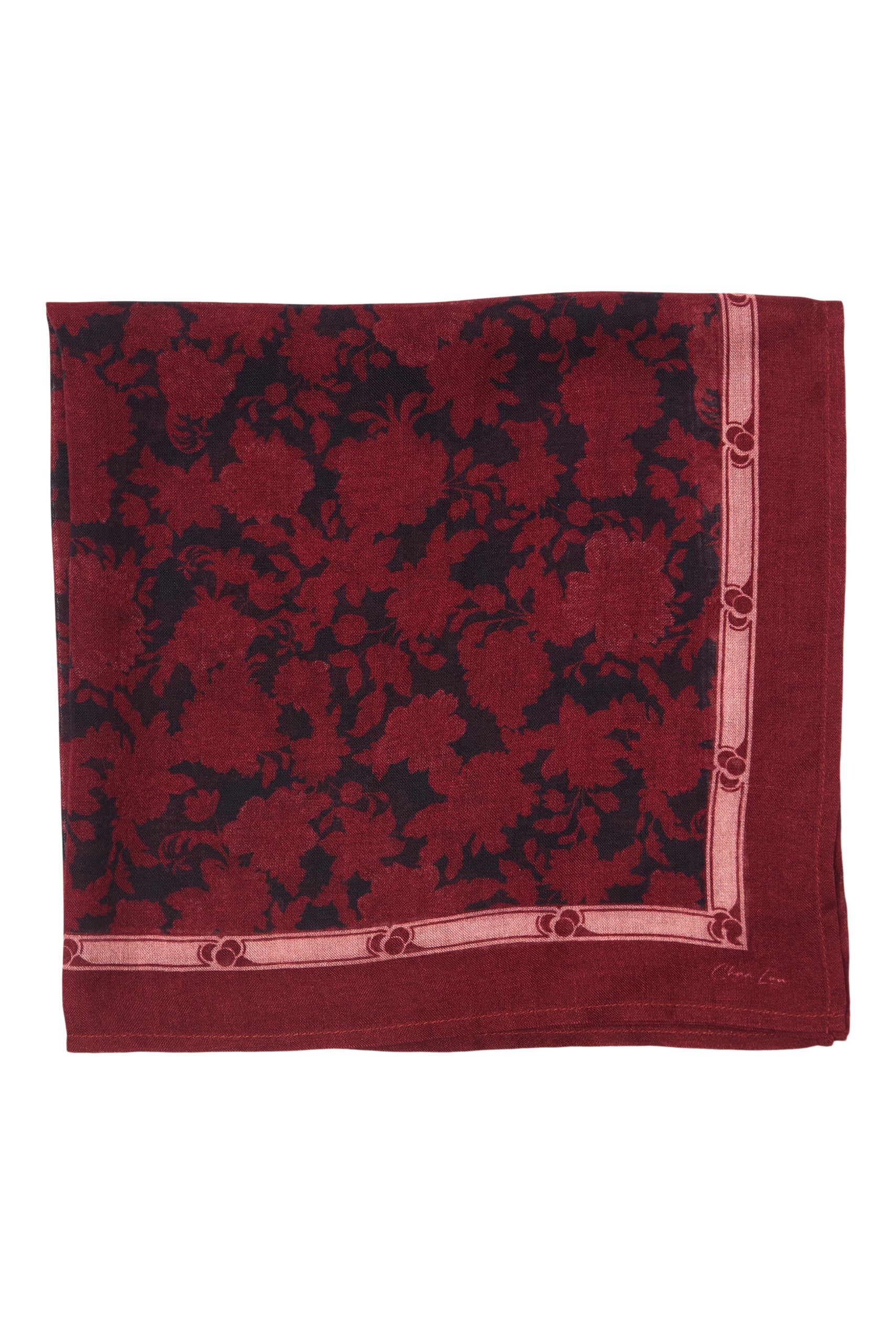 Chan Luu Vintage Floral Scarf