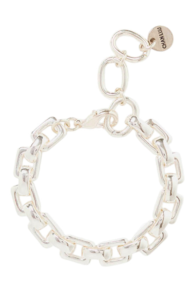 Chan Luu Ellis Chain Link Bracelet in Silver