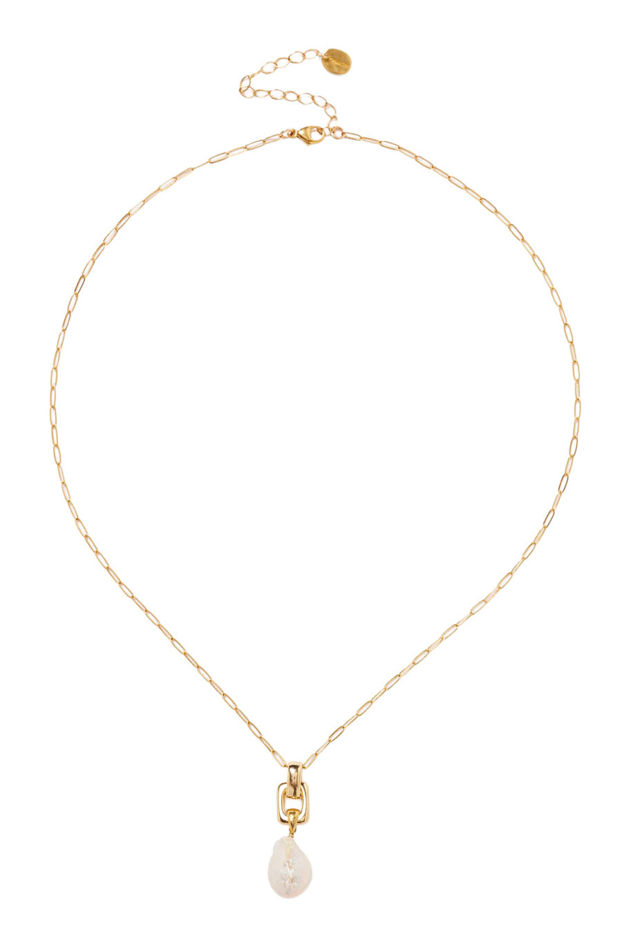 Chan Luu Ellis Necklace in White Pearl