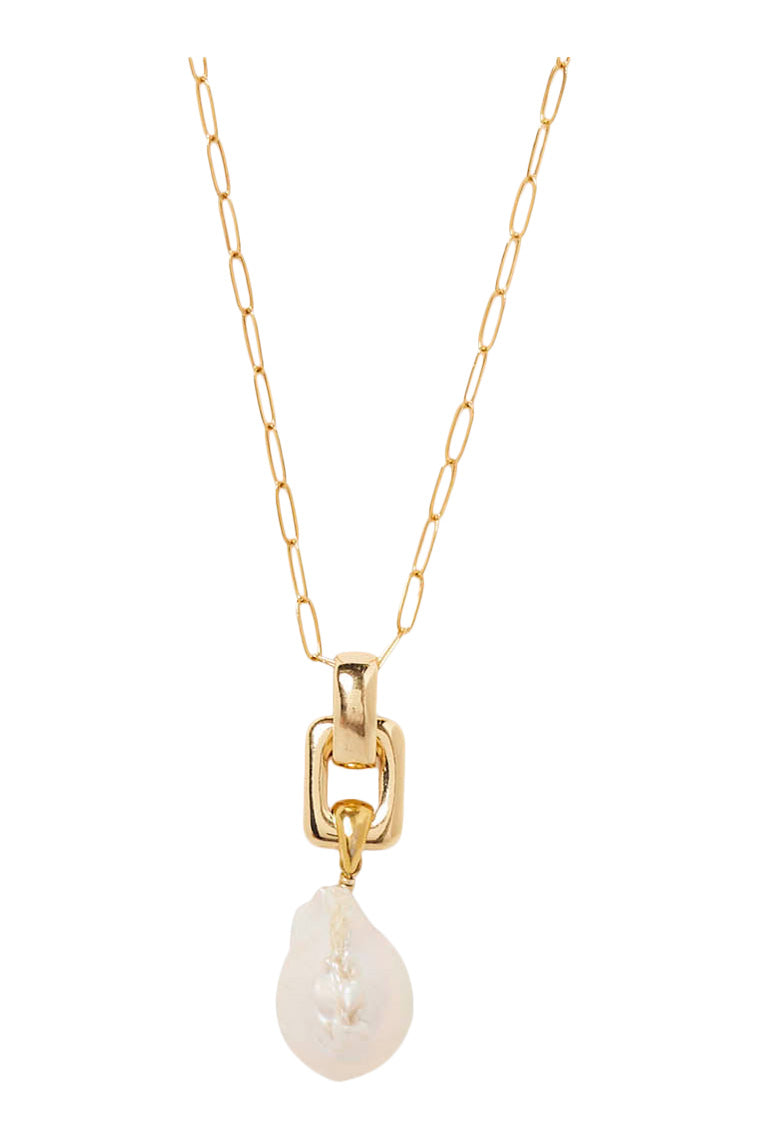 Chan Luu Ellis Necklace in White Pearl