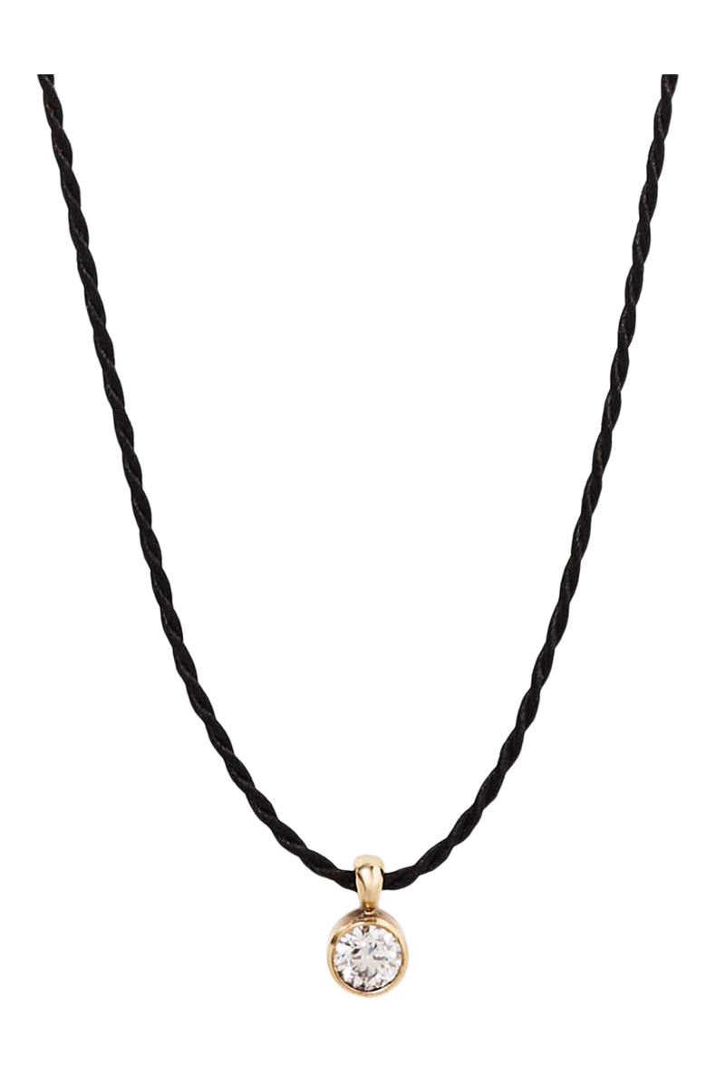 Chan Luu Este Diamond Necklace in Black