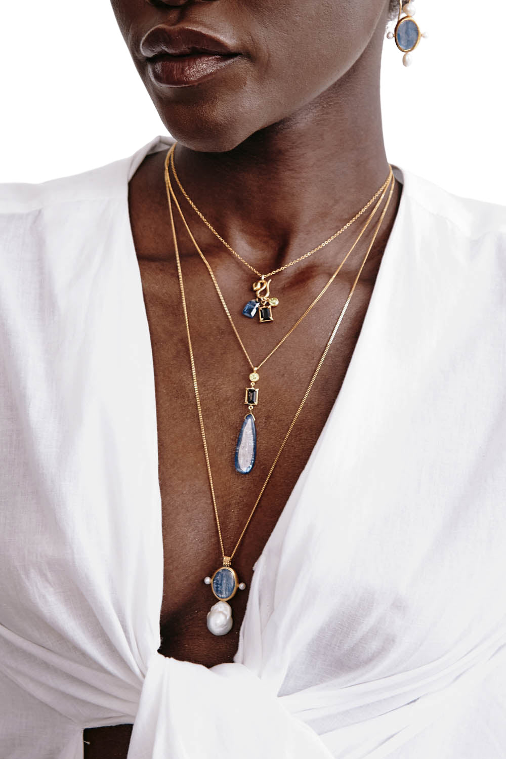 Chan Luu Malta Necklace in Kyanite Mix