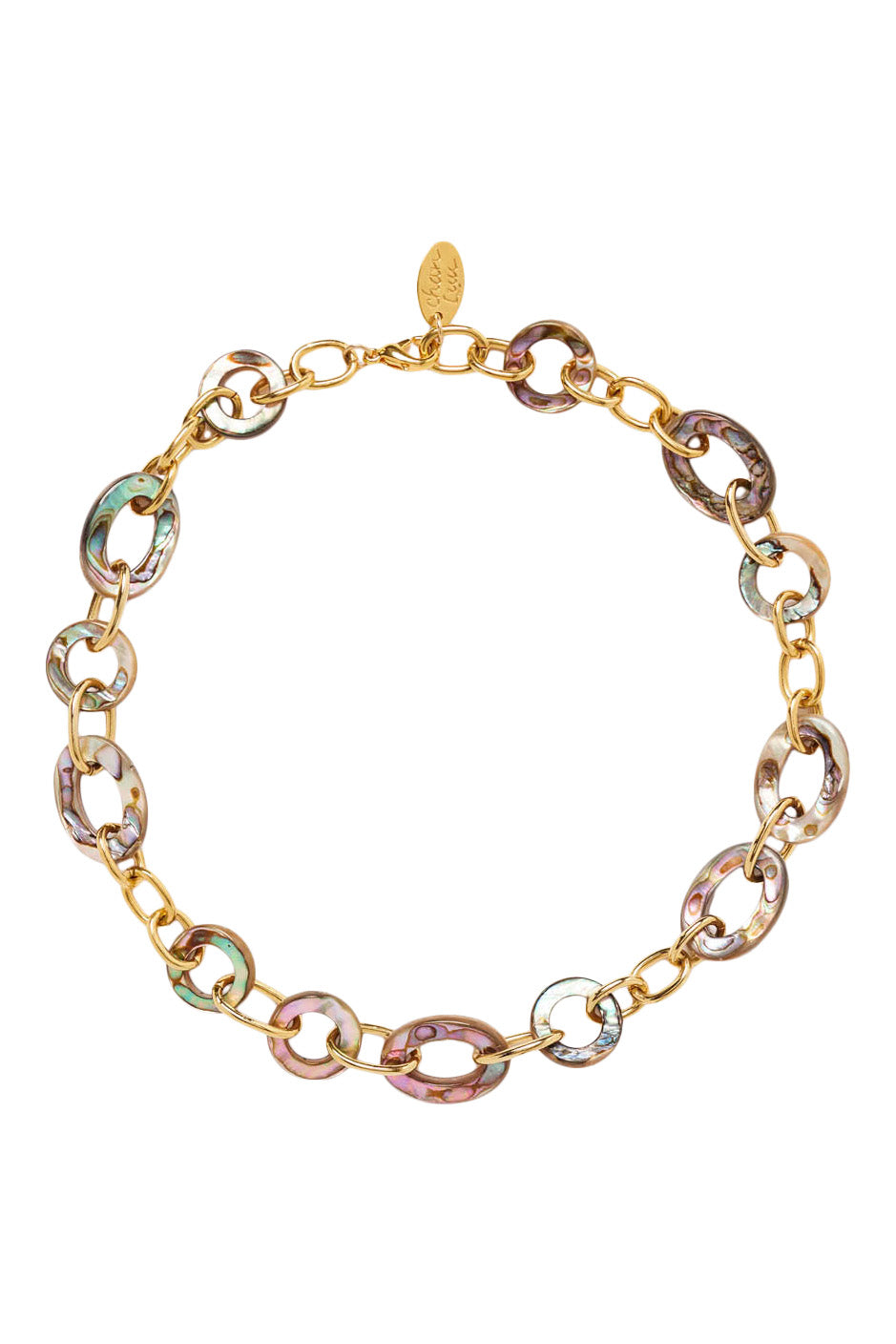 Chan Luu Mariner Chain Link Necklace in Abalone