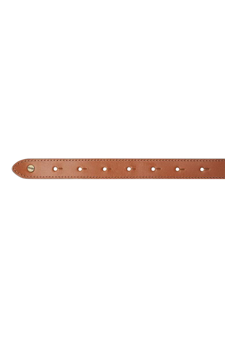 Frame Denim Equestrian Belt in Cognac