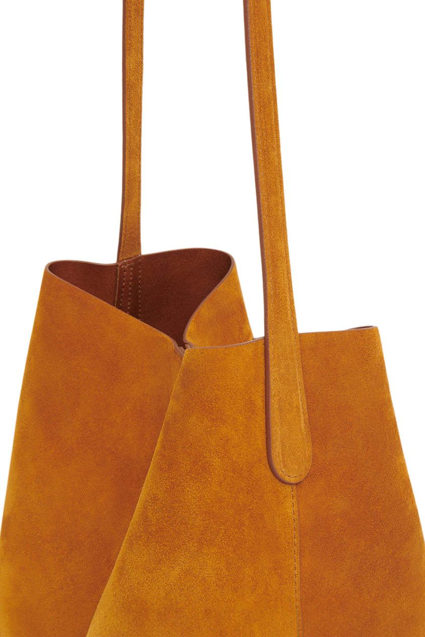 Mansur Gavriel Everyday Cabas Bag in Cuoio Suede