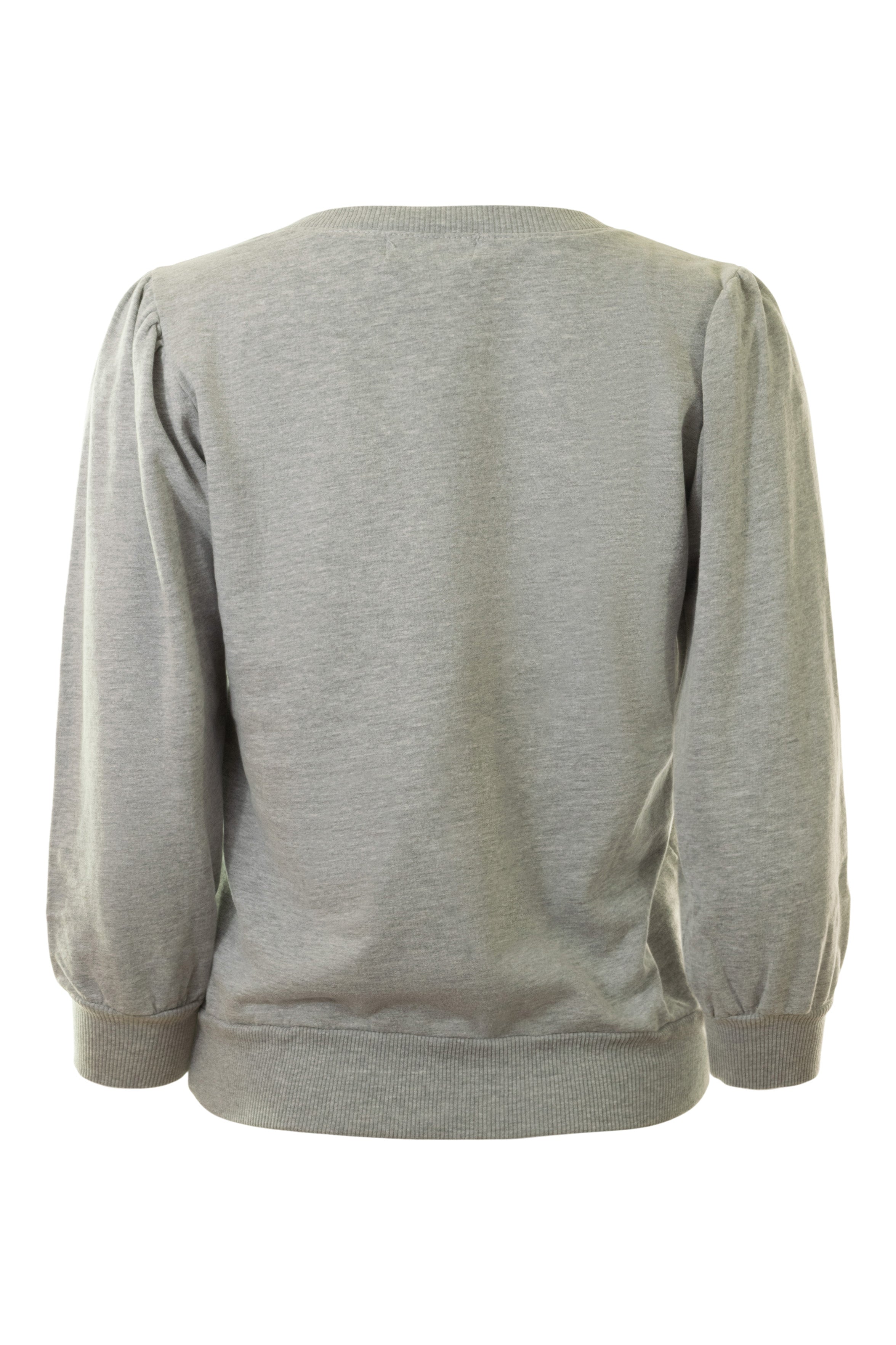 Michael Stars Kit V-neck Sweatshirt in Heather Grey