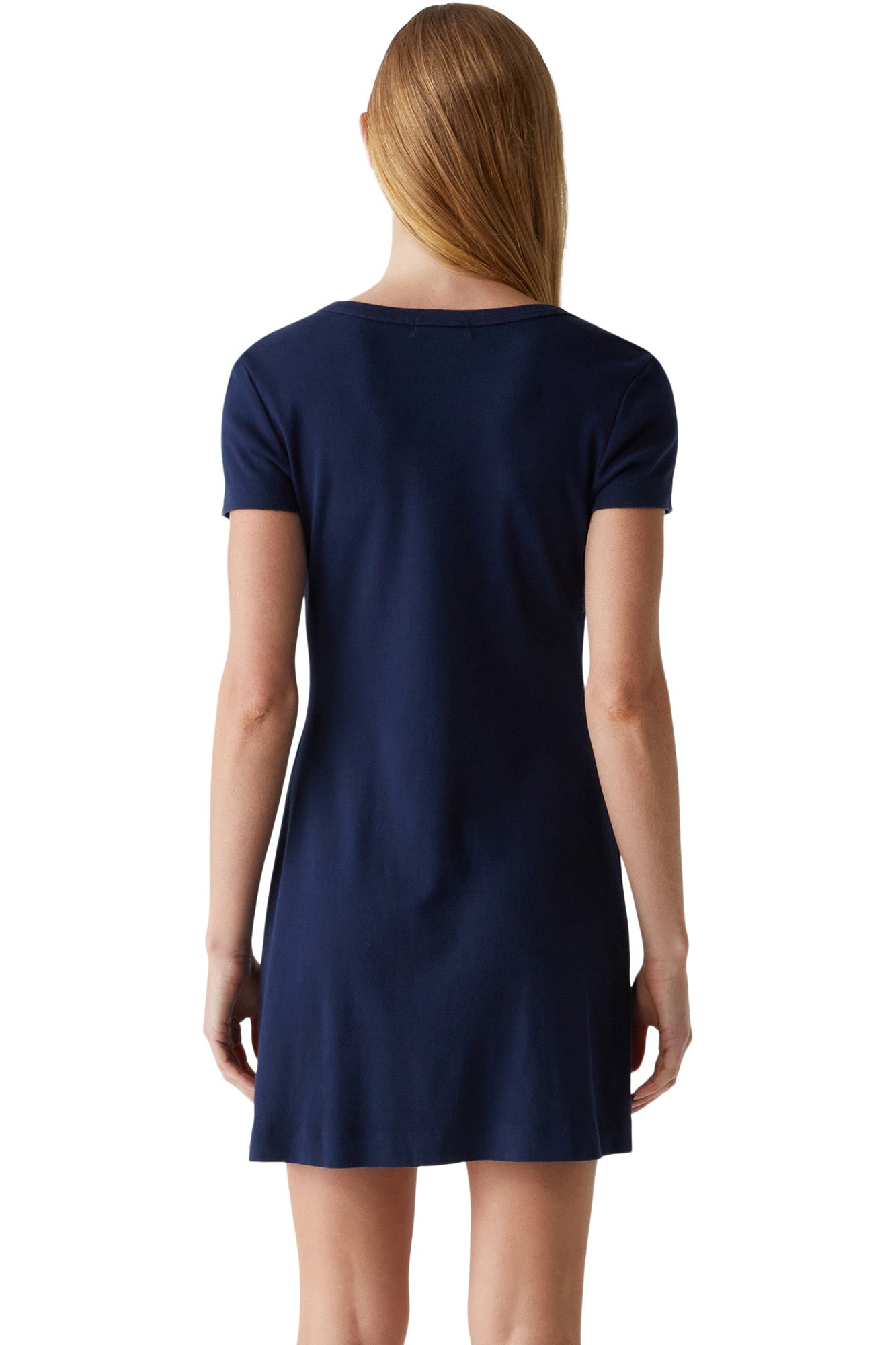 Michael Stars Liza V-neck Mini Swing Dress in Nocturnal