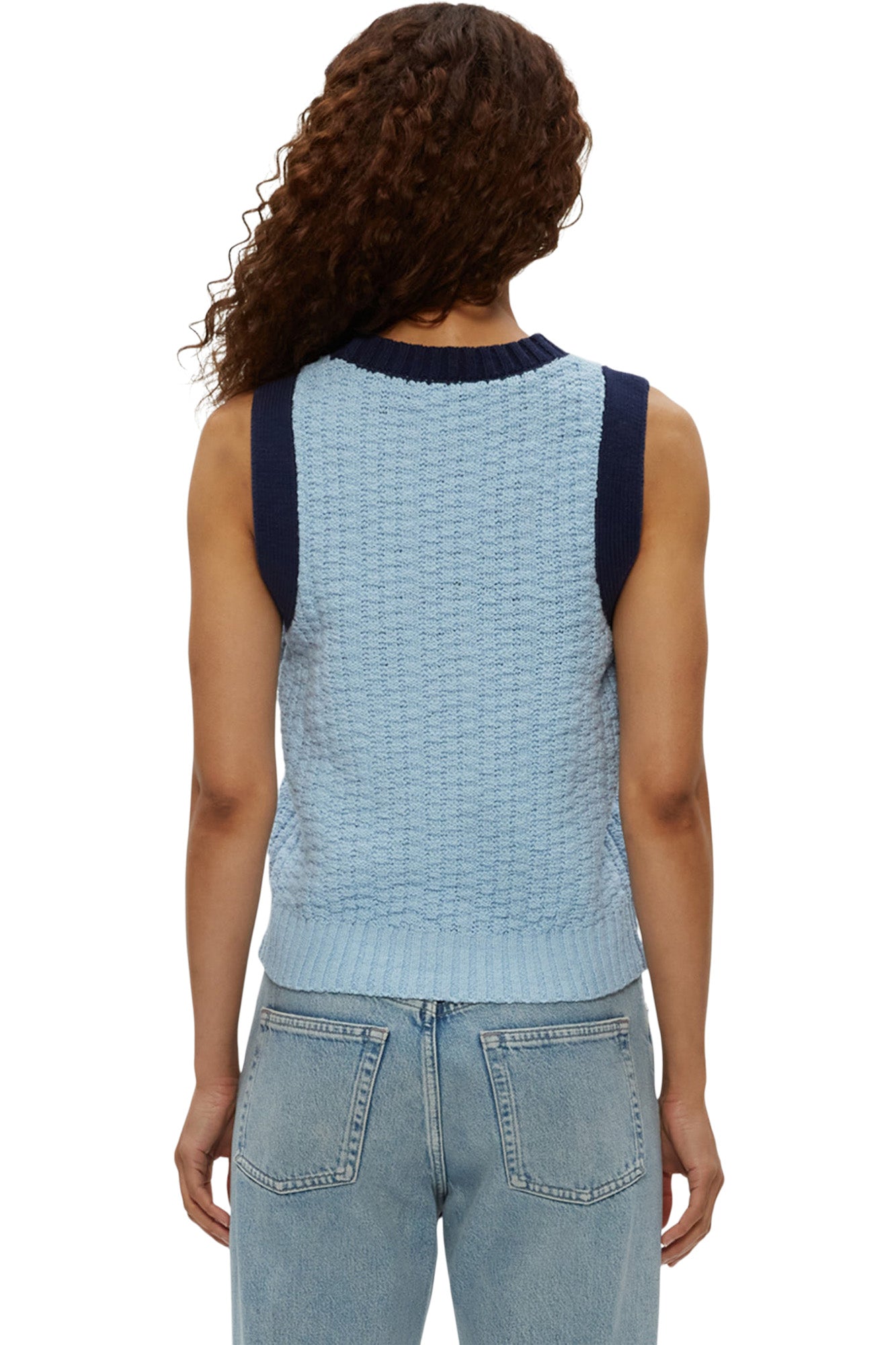 Michael Stars Sia Sleeveless Sweater in Fountain