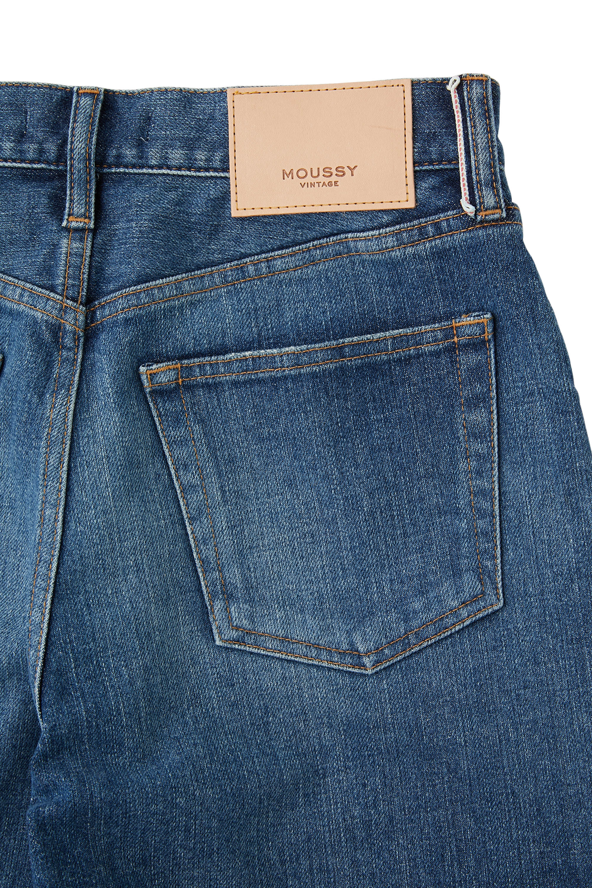 Moussy Denim Andalusia Super Wide Jeans in Blue