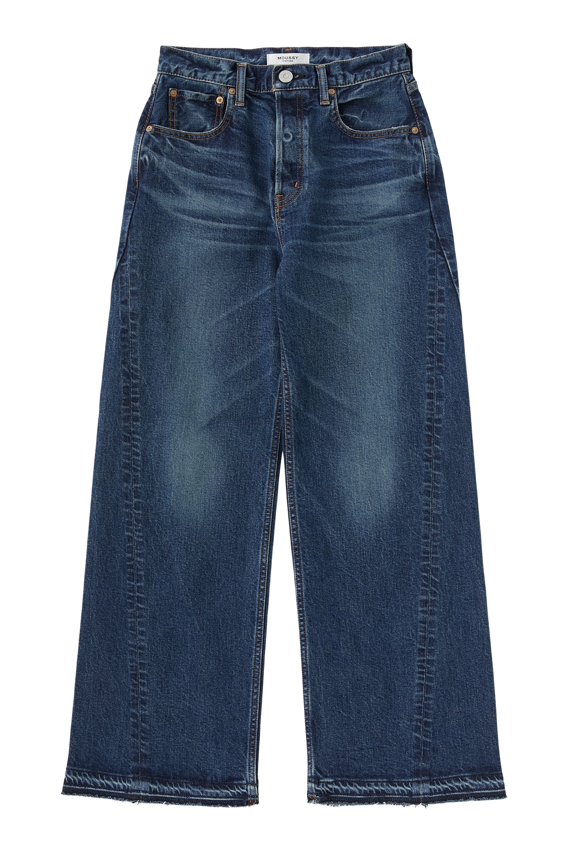 Moussy Denim Espanola Wide Jeans in Blue