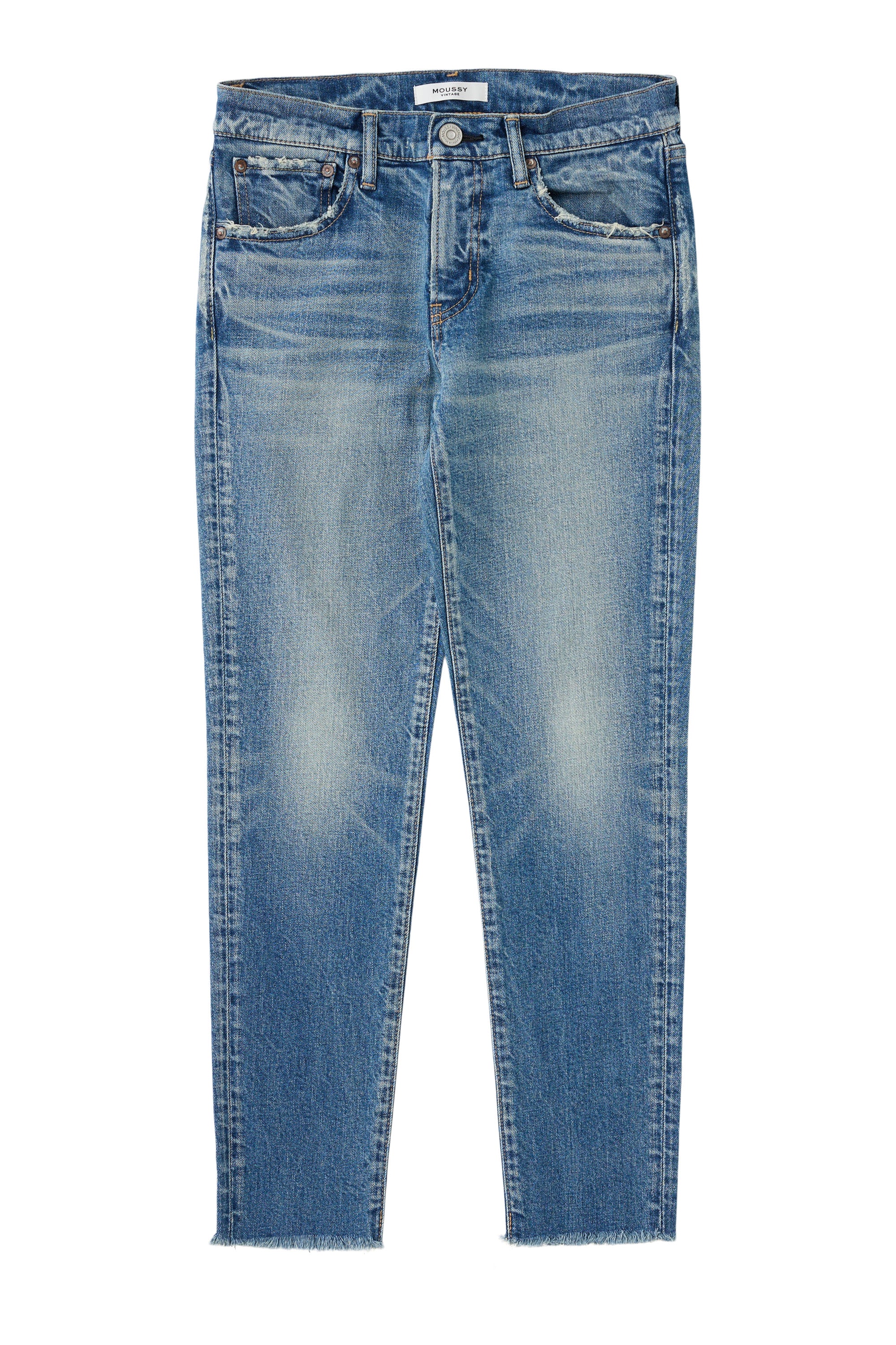 Moussy Denim Hawthhorne Skinny Jeans in Light Blue