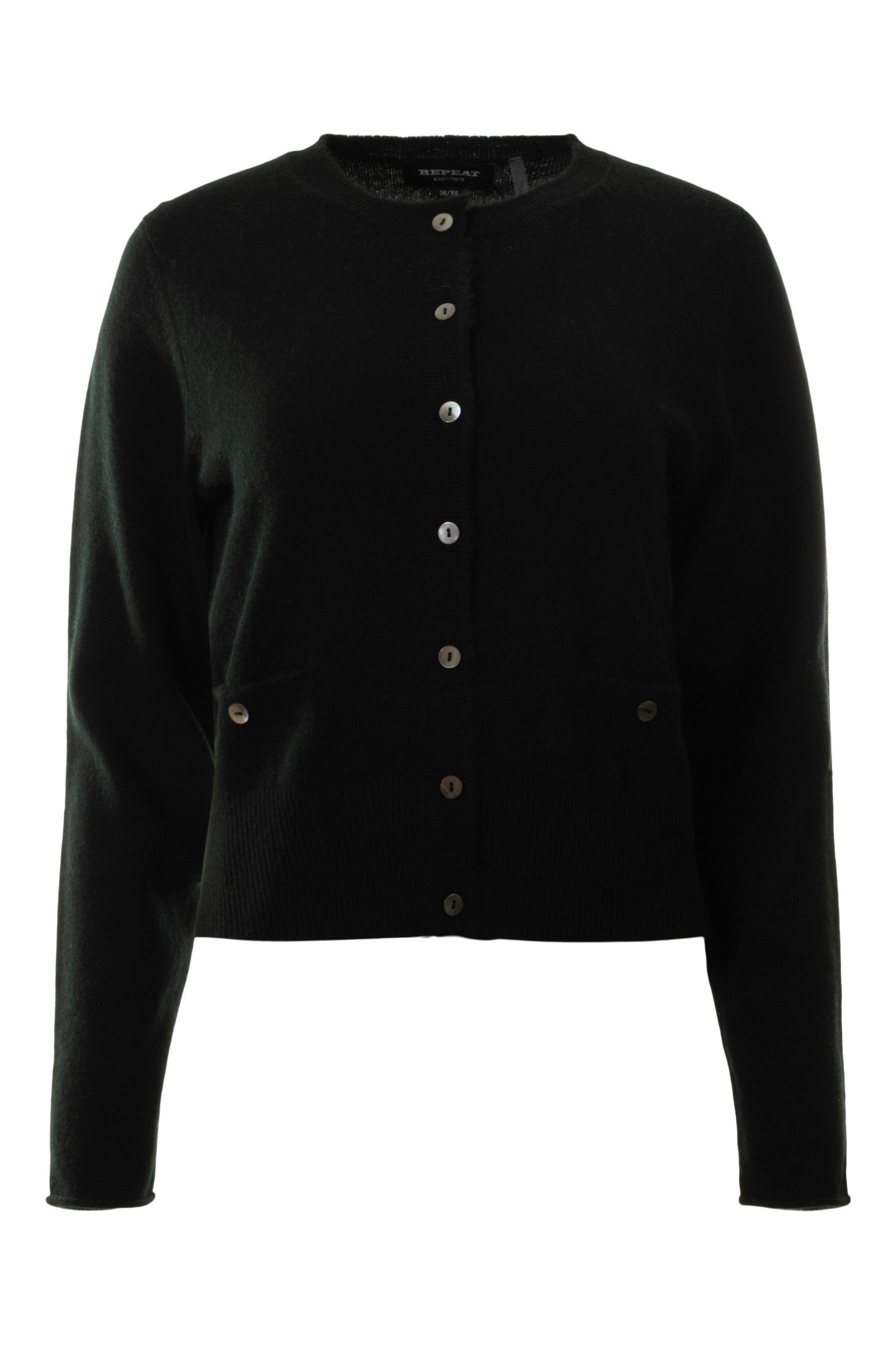 Repeat Cashmere Cardigan in Black