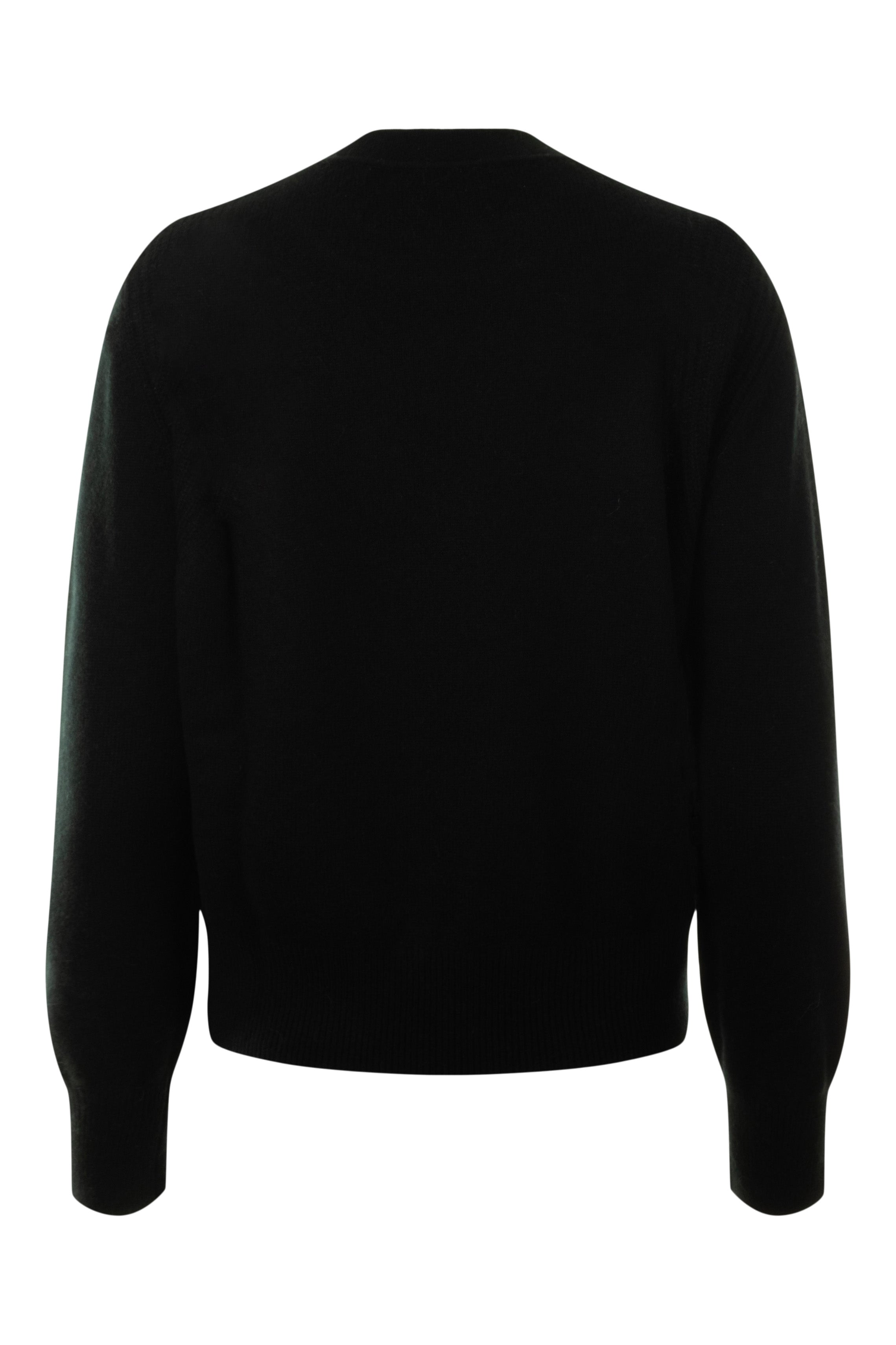 Repeat Cashmere Organic Cashmere Crewneck in Black