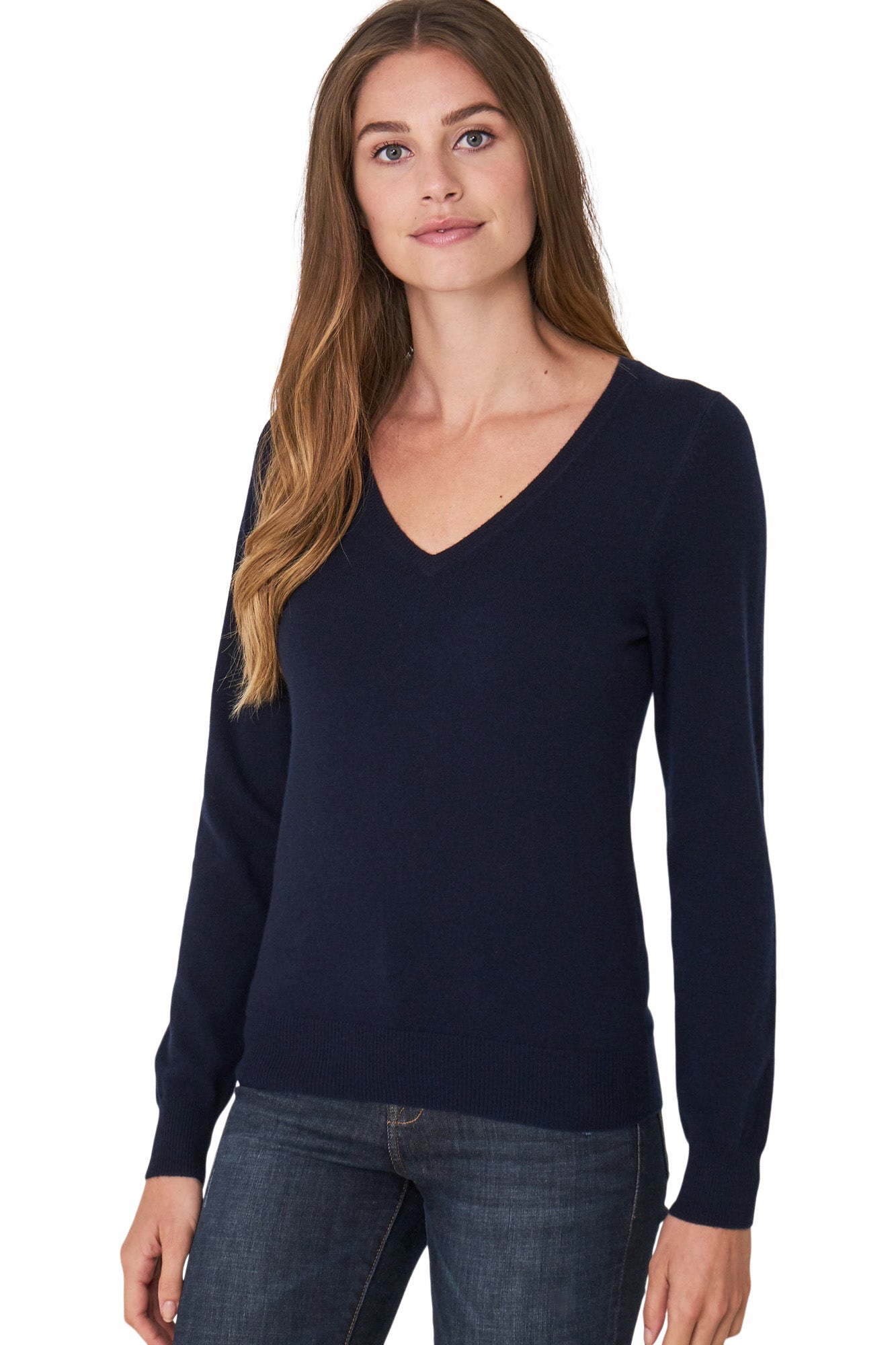 Repeat Cashmere Classic Vneck Sweater