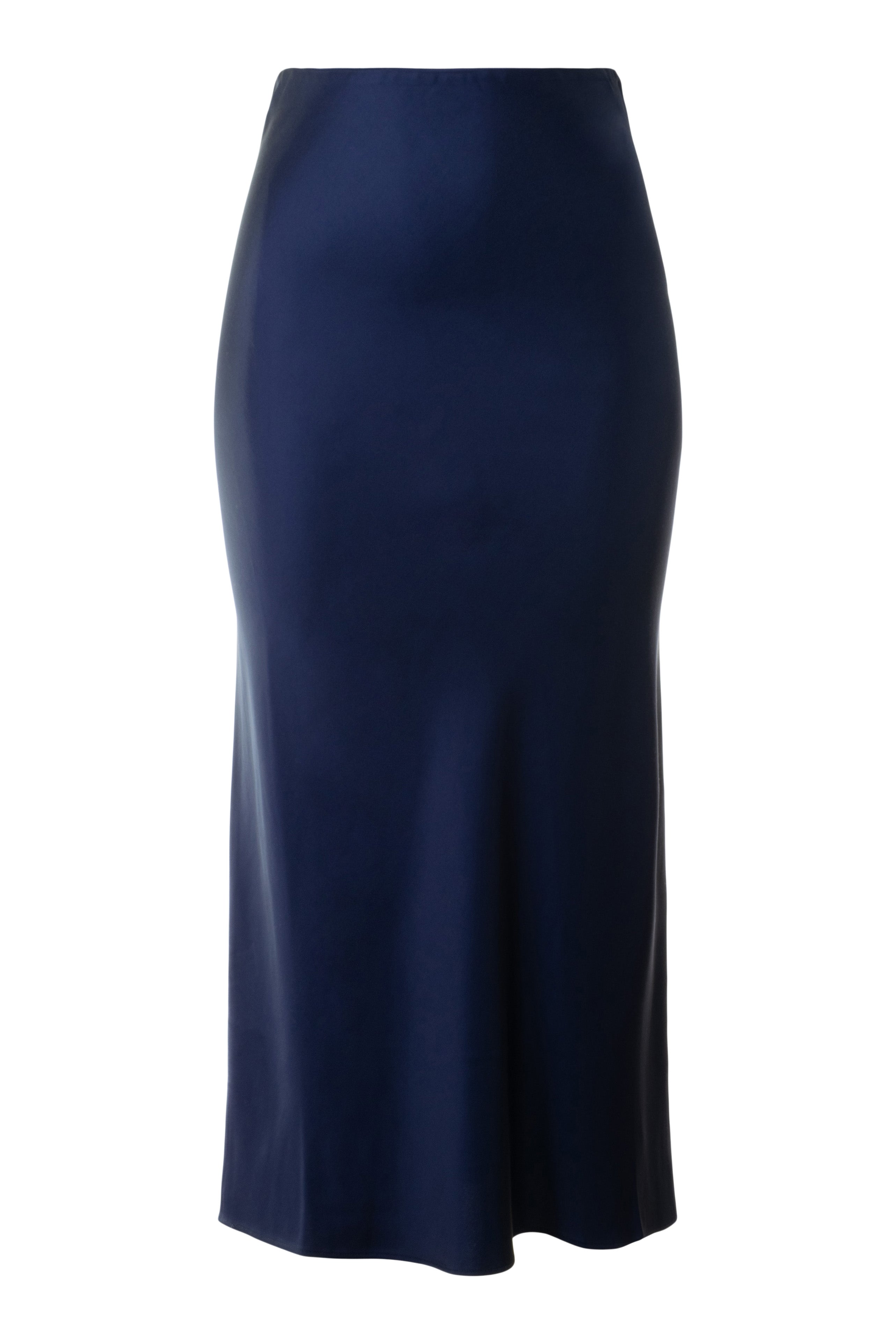 Saint Art Talia Charmeuse Maxi Skirt in Midnight