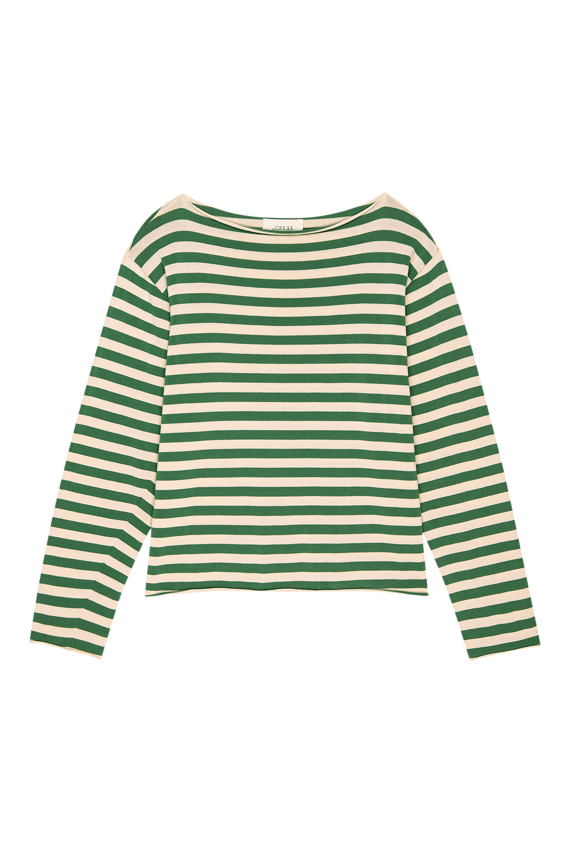 The Great Sailor Sweater in Dill Stripe