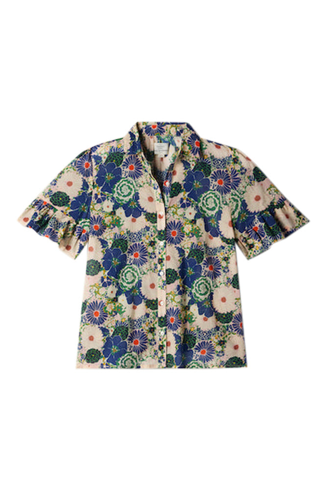 Trovata Birds of Paradis Lena Blouse in Medley Floral