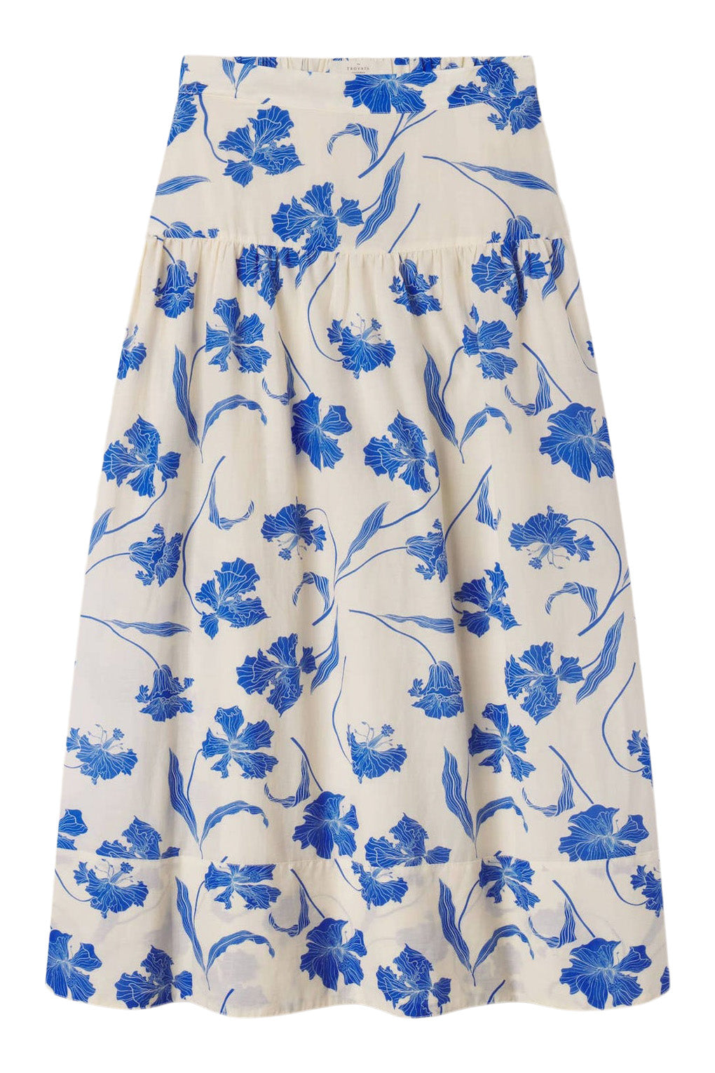 Trovata Birds of Paradis Lydia Skirt in Blue Iris