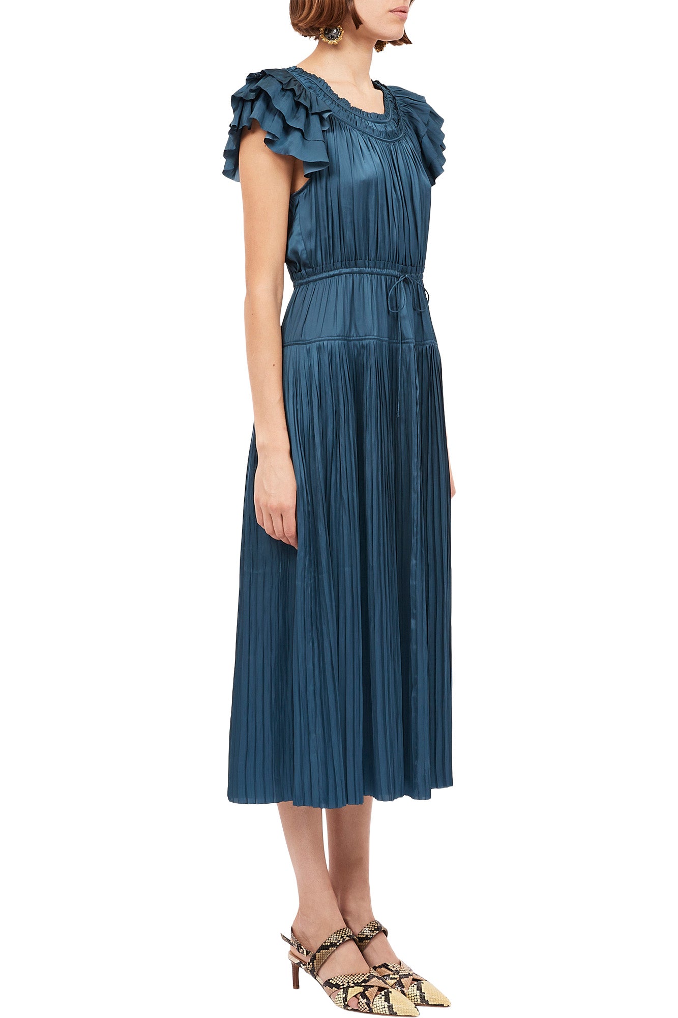 Ulla Johnson Kalesta Dress in Neptune