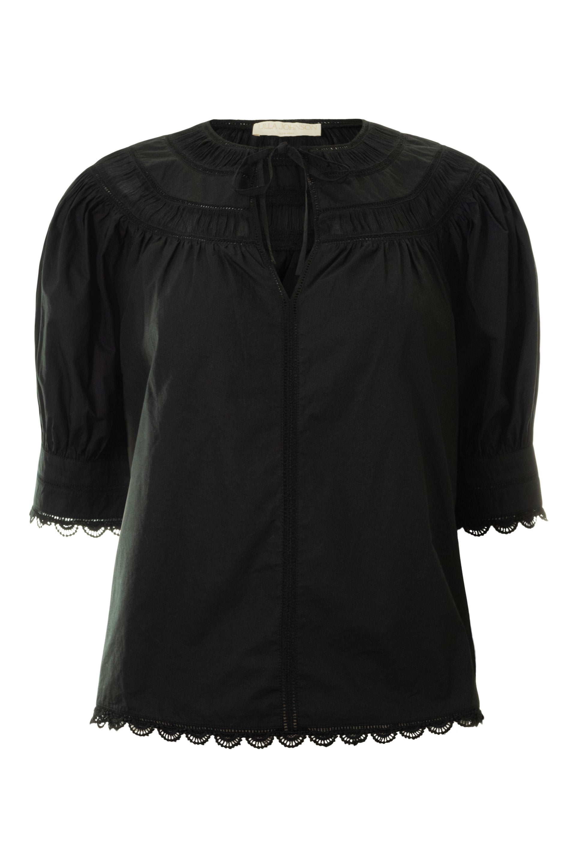 Ulla Johnson Dylan Top in Noir