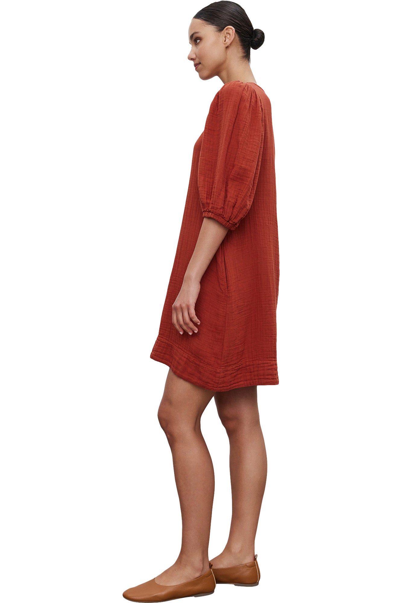 Velvet Karina Cotton Gauze Dress