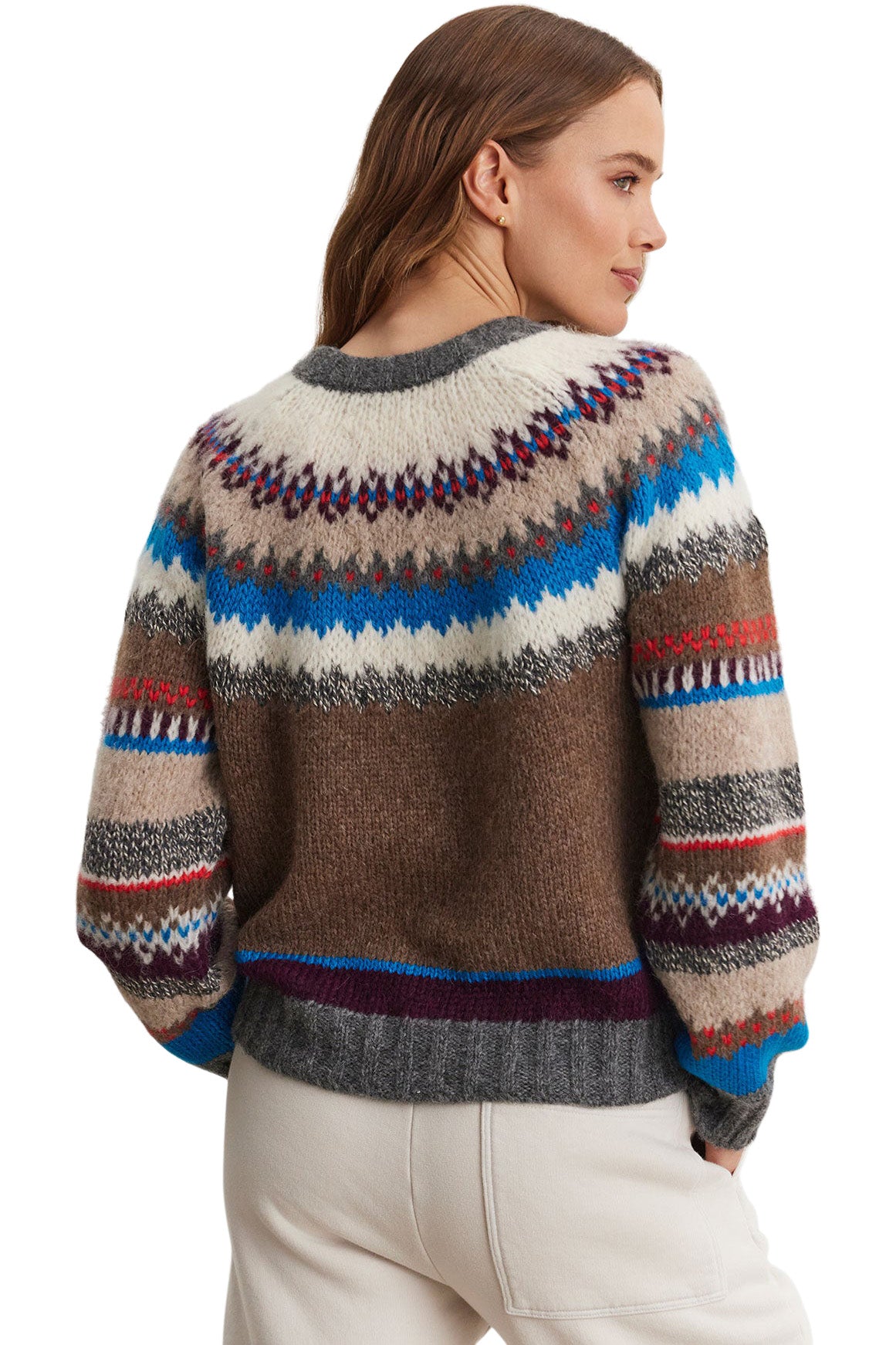 Velvet Kella Fair Isle Sweater in Multi