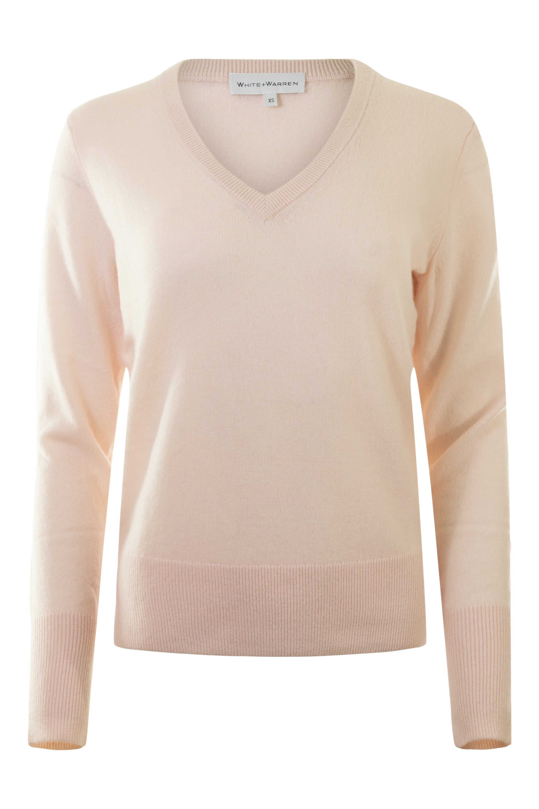 White + Warren V-Neck Sweater Top Size retailer Medium