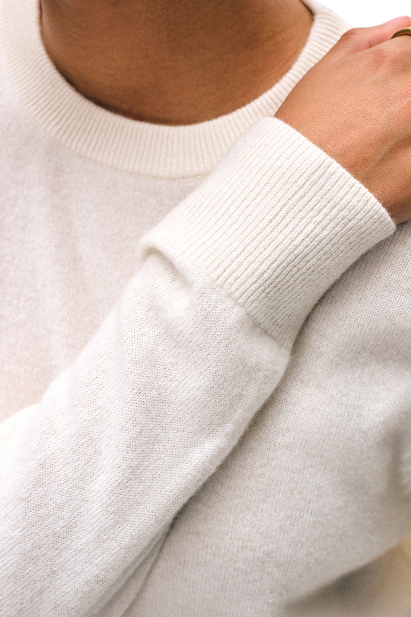 White & Warren Cashmere Crewneck Sweater