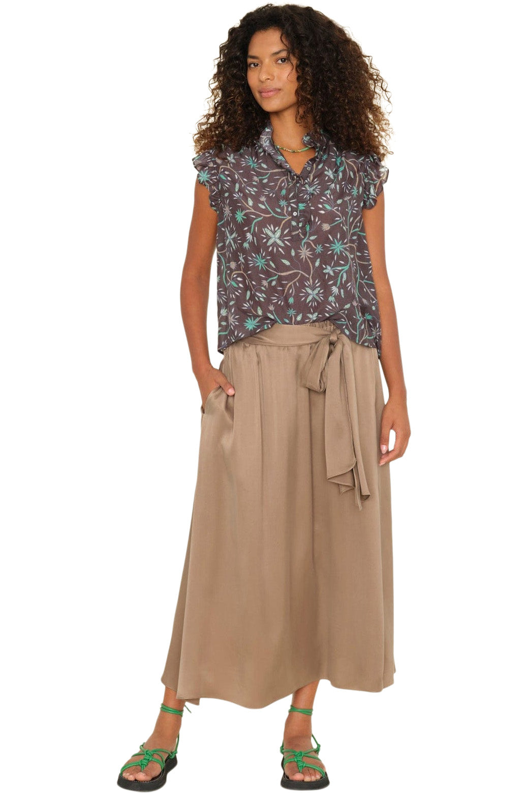 Xirena Glenda Skirt in Cool Bronze