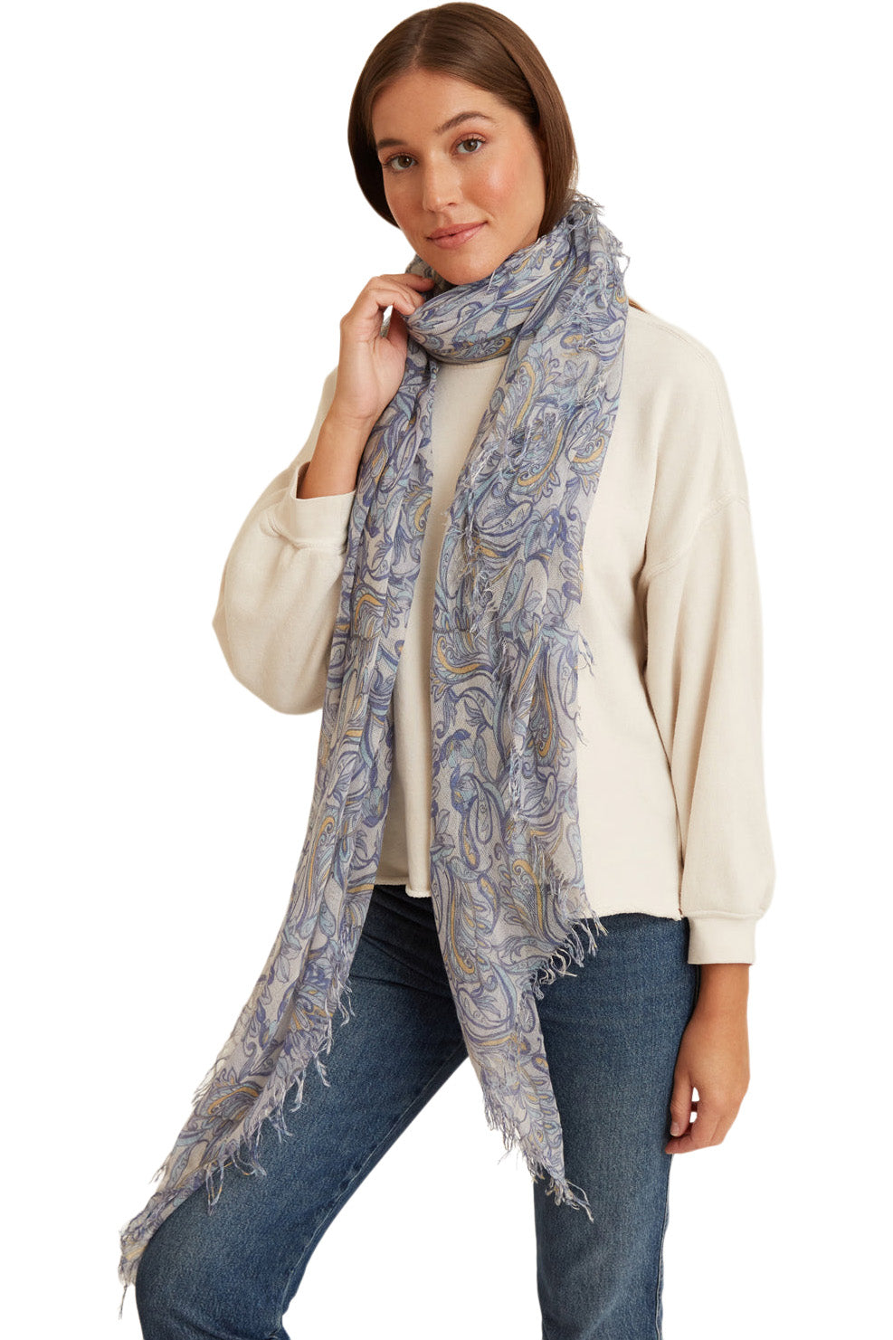 Chan Luu Free Bird Cashmere and Silk Scarf